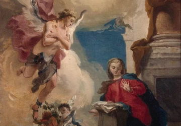 Apreiškimas Švč. Mergelei Marijai. Giovanni Battista Tiepolo, 1724-25.