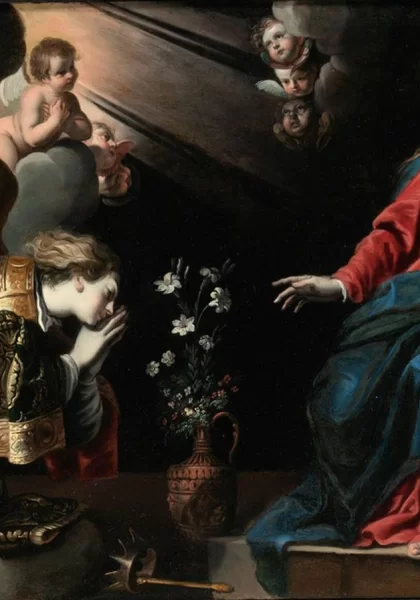 Apreiškimas Švč. Mergelei Marijai. Gerard Seghers, 1620-22.