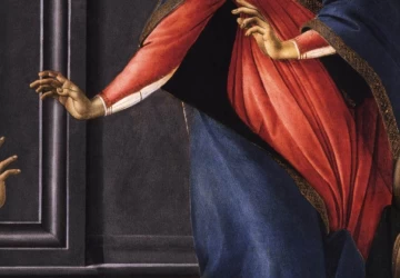 Apreiškimas Švč. Mergelei Marijai. Sandro Botticelli, 1489-90.