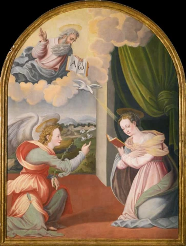 Apreiškimas Švč. Mergelei Marijai. Niccolò Betti.