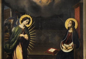 Apreiškimas Švč. Mergelei Marijai. Francesco Curradi.
