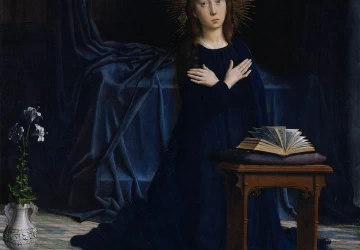 Apreiškimas Švč. Mergelei Marijai. Gerard David, 1506.