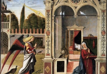 Apreiškimas Švč. Mergelei Marijai. Vittore Carpaccio, 1504.
