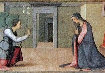 Apreiškimas Švč. Mergelei Marijai. Mariotto Albertinelli, 1503.