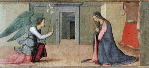 Apreiškimas Švč. Mergelei Marijai. Mariotto Albertinelli, 1503.