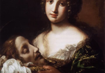 Salomė su šv. Jono Krikštytojo  galva. Onorio Marinari, apie 1680.