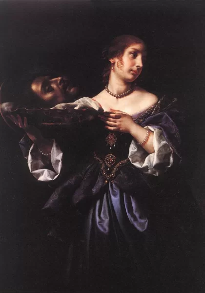 Salomė su šv. Jono Krikštytojo  galva. Carlo Dolci, 1665-70.
