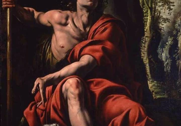 Šv. Jonas Krikštytojas dykumoje. Tanzio da Varallo, 1627-28.