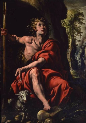 Šv. Jonas Krikštytojas dykumoje. Tanzio da Varallo, 1627-28.