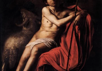 Šv. Jonas Krikštytojas. Caravaggio, 1610.