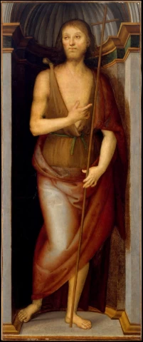 Šv. Jonas Krikštytojas. Pietro Perugino, 1507.