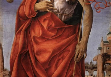 Šv. Jono Krikštytojo  Grifonio poliptikas. Francesco del Cossa, 1473.