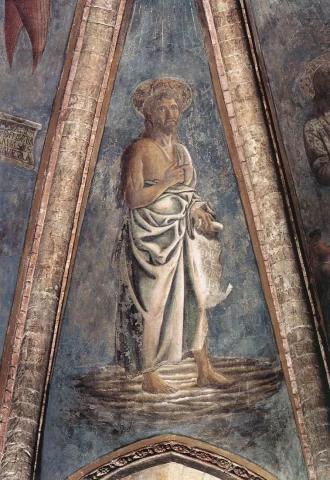 Šv. Jonas Krikštytojas. Andrea del Castagno, 1442.