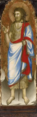 Šv. Jonas Krikštytojas. Puccio di Simone, 1347-49.