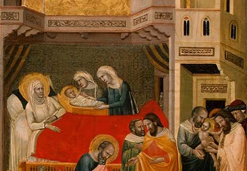 Scenos iš šv. Jono Krikštytojo gyvenimo. Šv. Jono Krikštytojo gyvenimo scenų meistras, 1330.