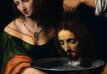 Salomė su šv. Jono Krikštytojo  galva. Bernardino Luini.