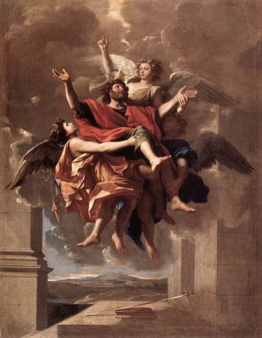 Šv. Paulius ekstazėje. Nicolas Poussin, 1649-50.
