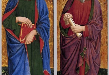 Šv. Pilypas ir šv. Paulius. Giovanni Francesco da Rimini, apie 1460.