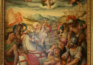 Šv. Pauliaus atsivertimas. Girolamo Lanino.