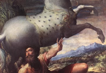 Šv. Pauliaus atsivertimas. Parmigianino.