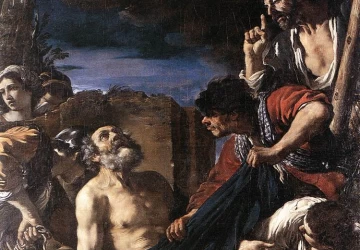 Šv. Petro kankinystė. Guercino, 1618-19.
