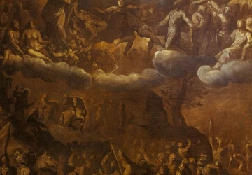 Šv. Petro nukryžiavimas. Giovane Palma, 1614.