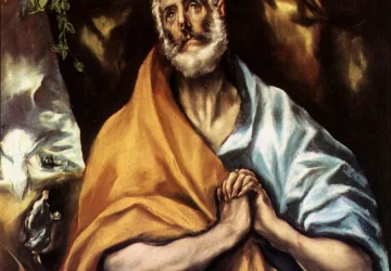 Atgailaujantis šv. Petras. El Greco, apie 1605.
