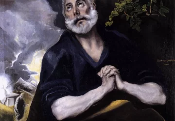 Atgailaujantis šv. Petras. El Greco, 1580.