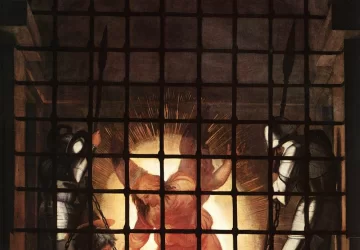 Šv. Petro išlaisvinimas (detalė). Sanzio Raffaello, 1514.