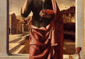 Laiminantis šv. Petras ir donoras. Bartolomeo Montagna, apie 1505.