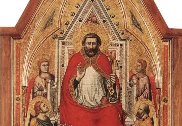 Šv. Petras soste (Stefanečio triptikas). Giotto di Bondone, apie 1330.