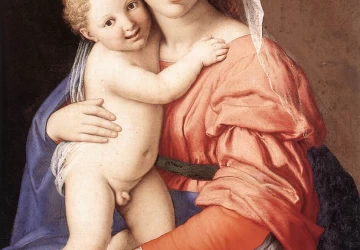 Madona ir kūdikėlis. Sassoferrato, apie 1650.