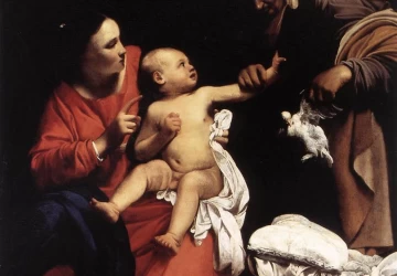 Madona ir kūdikėlis su šv. Ona. Carlo Saraceni, 1610.