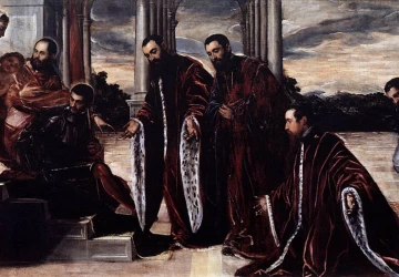 Kamerlengo Madona (Dei Tesorieri Madona). Tintoretto, apie 1567.