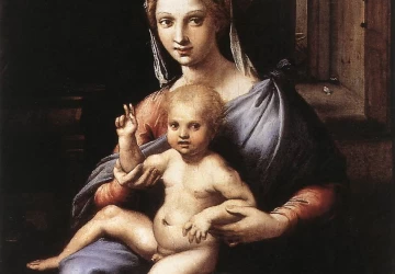 Madona ir kūdikėlis. Romano Giulio, 1522-23.
