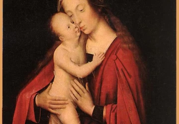 Mergelė ir kūdikėlis. Adriaen Isenbrant, 1520.