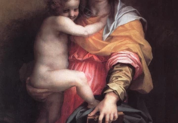 Madona su harpijomis (detalė). Andrea del Sarto, 1517.