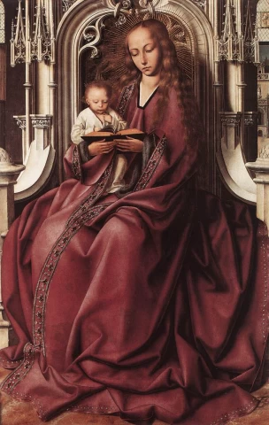 Mergelė ir kūdikėlis. Quentin Massys, apie 1495.