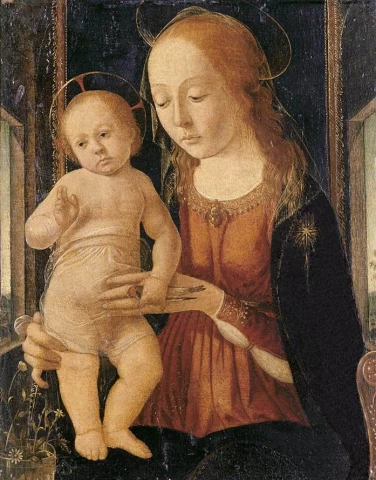 Madona ir kūdikėlis. Biagio D&apos;Antonio, 1490.