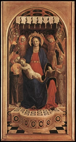 Madona ir kūdikėlis. Vincenzo Foppa, 1476.