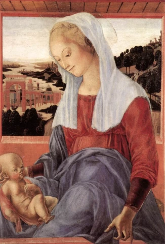 Madona ir kūdikėlis. Francesco di Giorgio Martini, apie 1472.