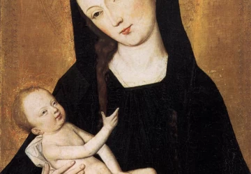 Mergelė ir kūdikėlis. Of The Life Of The Virgin Master, apie 1470.