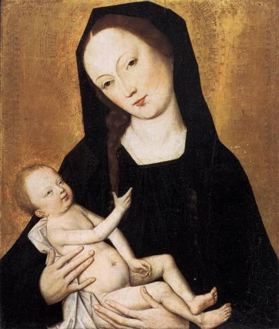 Mergelė ir kūdikėlis. Of The Life Of The Virgin Master, apie 1470.