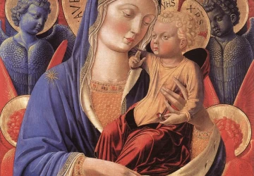 Madona ir kūdikėlis. Benozzo Gozzoli, apie 1460.