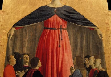 Gailestingumo Motinos poliptikas. Piero della Francesca, 1460-62.