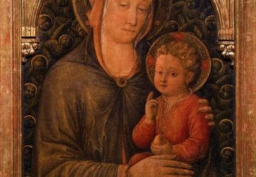 Madona ir laiminantis kūdikėlis. Jacopo Bellini, apie 1455.