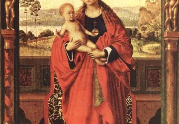Madona. Petrus Christus, apie 1445.