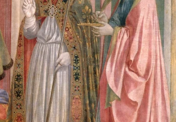 Madona ir kūdikėlis su šventaisiais (detalė). Veneziano Domenico, apie 1445.