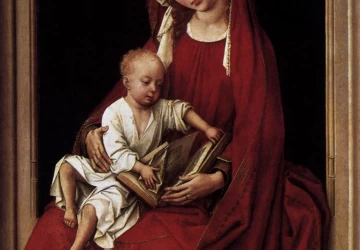 Mergelė ir kūdikėlis (Diurano Madona). Rogier van der Weyden, apie 1440.