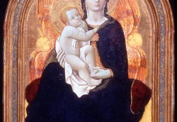 Nuolankumo madona. Sano di Pietro, apie 1440-42.